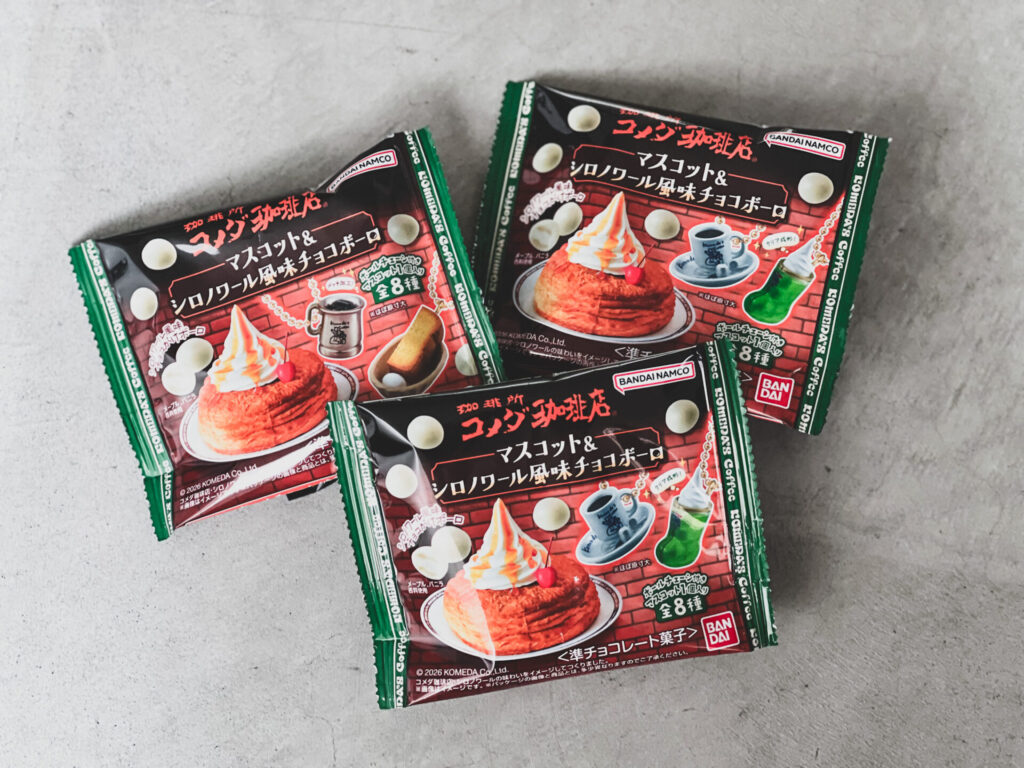 コメダ珈琲店 マスコット&シロノワール風味チョコボーロ
